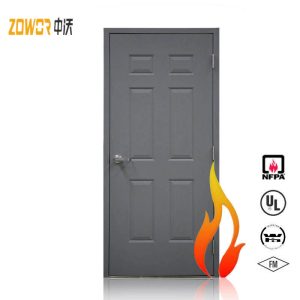 Soundproof fire door